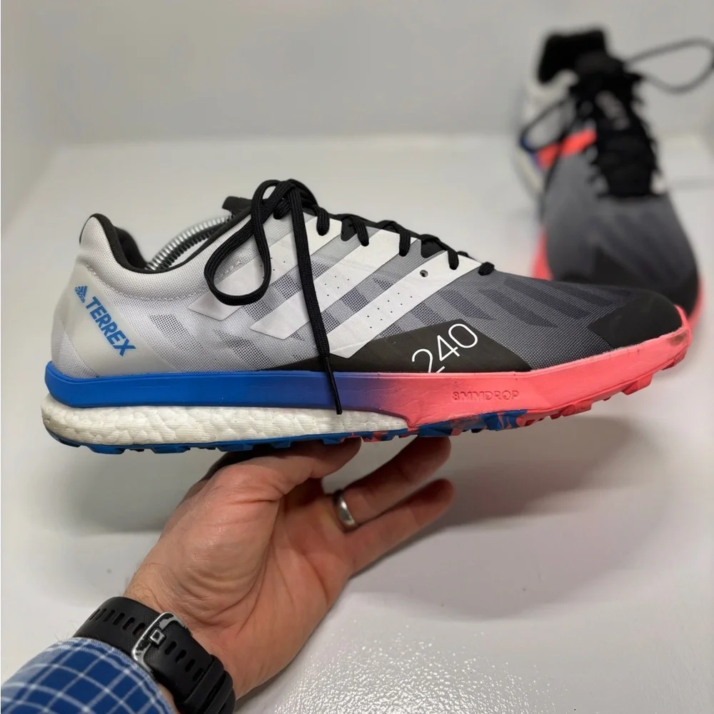 Adidas Terrex Speed Ultra Trail Running Shoes Men’s 12.5  Pink Boost Continental